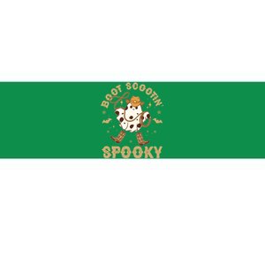 Boot Scootin Spooky Cute Halloween Cowboy Ghost Bumper Sticker