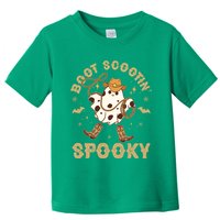 Boot Scootin Spooky Cute Halloween Cowboy Ghost Toddler T-Shirt