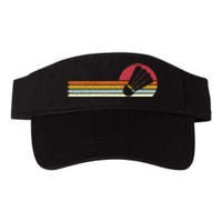 Badminton Shuttlecock Sunset Distressed Valucap Bio-Washed Visor