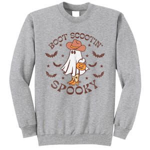 Boot Scootin Spooky Western Halloween Retro Fall Halloween Tall Sweatshirt