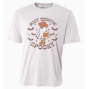 Boot Scootin Spooky Western Halloween Retro Fall Halloween Cooling Performance Crew T-Shirt