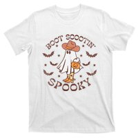 Boot Scootin Spooky Western Halloween Retro Fall Halloween T-Shirt