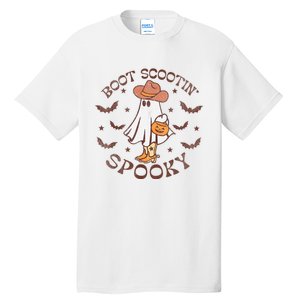 Boot Scootin Spooky Western Halloween Retro Fall Halloween Tall T-Shirt