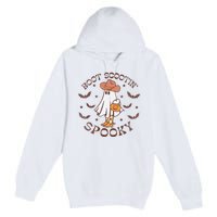 Boot Scootin Spooky Western Halloween Retro Fall Halloween Premium Pullover Hoodie