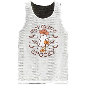 Boot Scootin Spooky Western Halloween Retro Fall Halloween Mesh Reversible Basketball Jersey Tank