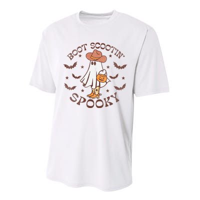 Boot Scootin Spooky Western Halloween Retro Fall Halloween Performance Sprint T-Shirt