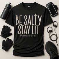 Be Salty Stay Lit Matthew 51316 Cooling Performance Crew T-Shirt