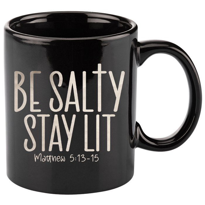 Be Salty Stay Lit Matthew 51316 11oz C Handle Ceramic Mug