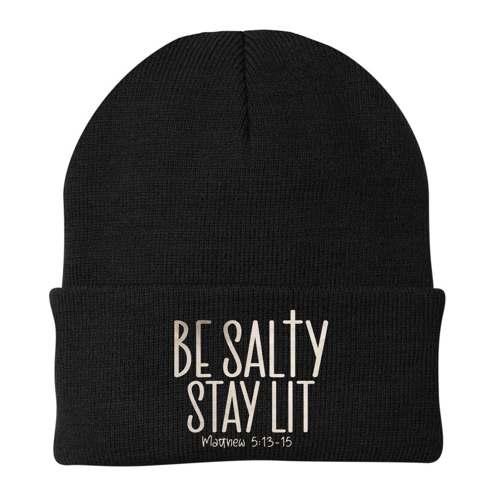 Be Salty Stay Lit Matthew 51316 Beanie