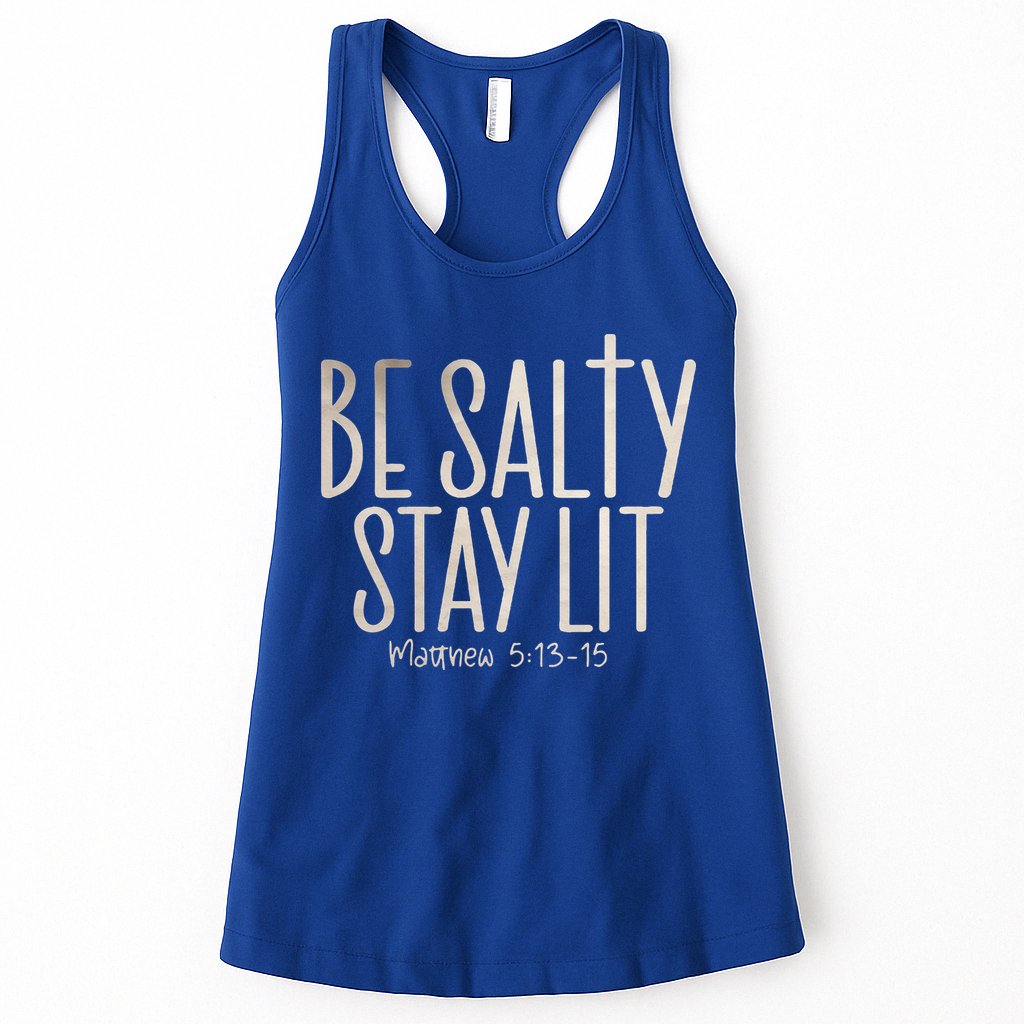 Be Salty Stay Lit Matthew 51316 Womens Tank Top
