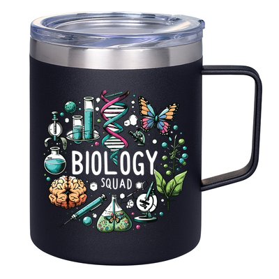 Biology Squad Scientists Biology Shirts For Biologist 12oz Stainless Steel Coffee Mug