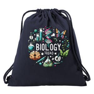 Biology Squad Scientists Biology Shirts For Biologist Drawstring Bag