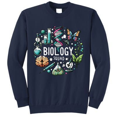 Biology Squad Scientists Biology Shirts For Biologist Tall Sweatshirt