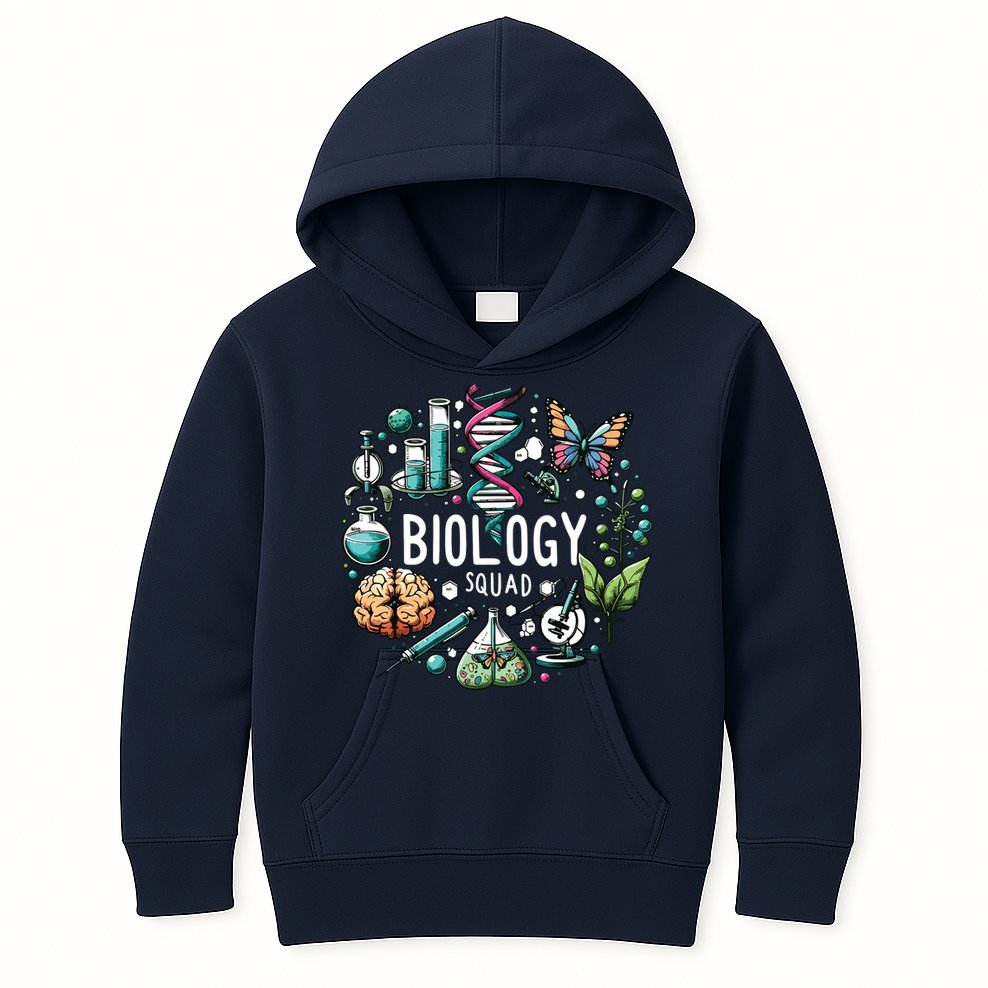 Biology Squad Scientists Biology Shirts For Biologist Kids Hoodie