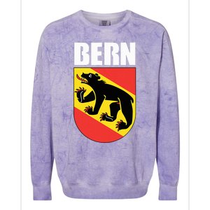 Bern Switzerland Souvenir Swiss National Day Gifts Suisse Colorblast Crewneck Sweatshirt