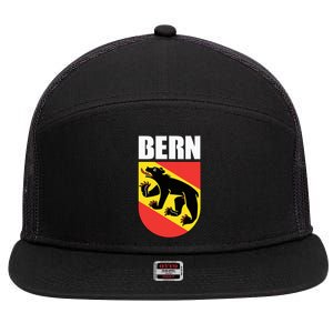 Bern Switzerland Souvenir Swiss National Day Gifts Suisse 7 Panel Mesh Trucker Snapback Hat