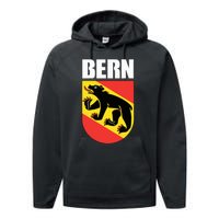 Bern Switzerland Souvenir Swiss National Day Gifts Suisse Performance Fleece Hoodie