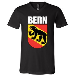 Bern Switzerland Souvenir Swiss National Day Gifts Suisse V-Neck T-Shirt