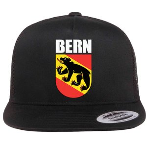 Bern Switzerland Souvenir Swiss National Day Gifts Suisse Flat Bill Trucker Hat