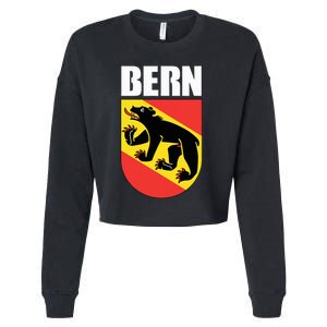 Bern Switzerland Souvenir Swiss National Day Gifts Suisse Cropped Pullover Crew