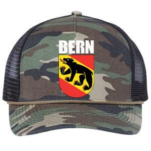 Bern Switzerland Souvenir Swiss National Day Gifts Suisse Retro Rope Trucker Hat Cap