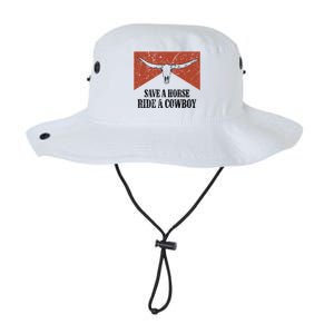 Bull Skull Save A Horse Ride A Cow Western Country Gift Legacy Cool Fit Booney Bucket Hat