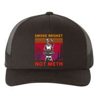 Bbq Skeleton Smoke Brisket Not Meth Grilling Master Yupoong Adult 5-Panel Trucker Hat