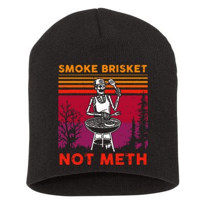 Bbq Skeleton Smoke Brisket Not Meth Grilling Master Short Acrylic Beanie