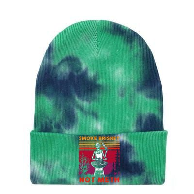 Bbq Skeleton Smoke Brisket Not Meth Grilling Master Tie Dye 12in Knit Beanie