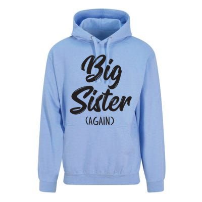 Big Sister Shirts For Girls Kids Big Sis Again Unisex Surf Hoodie