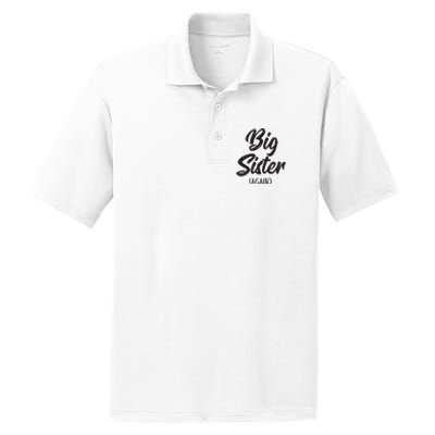 Big Sister Shirts For Girls Kids Big Sis Again PosiCharge RacerMesh Polo