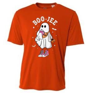 Boojee Spooky Season Cute Ghost Halloween Boujee Cooling Performance Crew T-Shirt