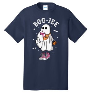 Boojee Spooky Season Cute Ghost Halloween Boujee Tall T-Shirt