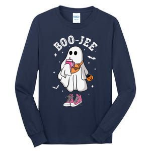 Boojee Spooky Season Cute Ghost Halloween Boujee Tall Long Sleeve T-Shirt