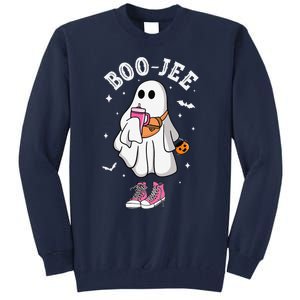 Boojee Spooky Season Cute Ghost Halloween Boujee Tall Sweatshirt