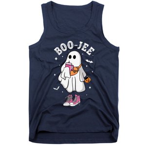 Boojee Spooky Season Cute Ghost Halloween Boujee Tank Top