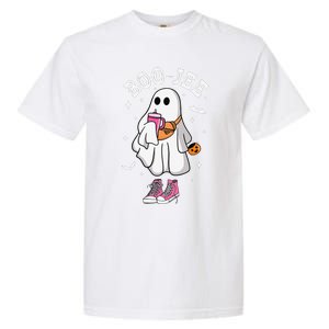 Boojee Spooky Season Cute Ghost Halloween Boujee Garment-Dyed Heavyweight T-Shirt