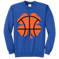 Basketball Shamrock St Patricks Day Gift Gift Sweatshirt