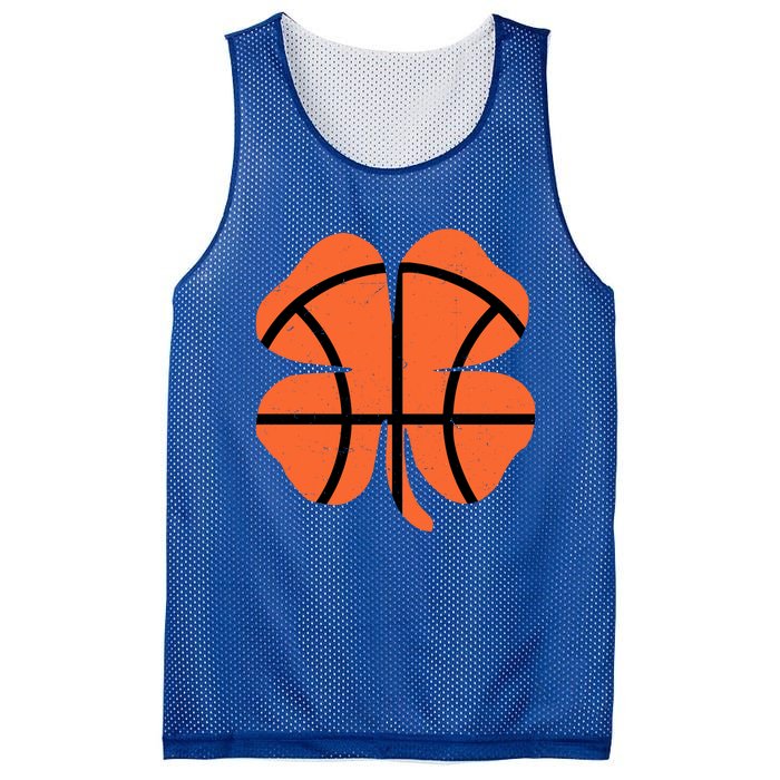 Basketball Shamrock St Patricks Day Gift Gift Mesh Reversible Basketball Jersey Tank