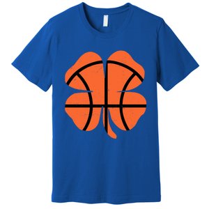 Basketball Shamrock St Patricks Day Gift Gift Premium T-Shirt