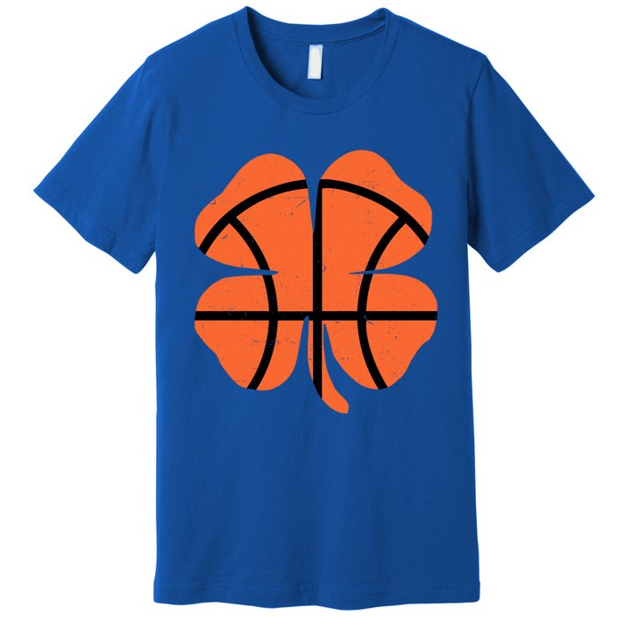 Basketball Shamrock St Patricks Day Gift Gift Premium T-Shirt