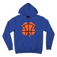 Basketball Shamrock St Patricks Day Gift Gift Tall Hoodie