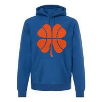 Basketball Shamrock St Patrick's Day Gift Premium Hoodie