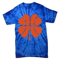 Basketball Shamrock St Patrick's Day Gift Tie-Dye T-Shirt