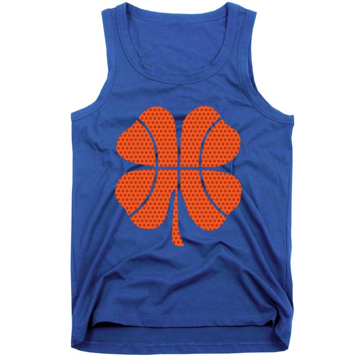 Basketball Shamrock St Patrick's Day Gift Tank Top