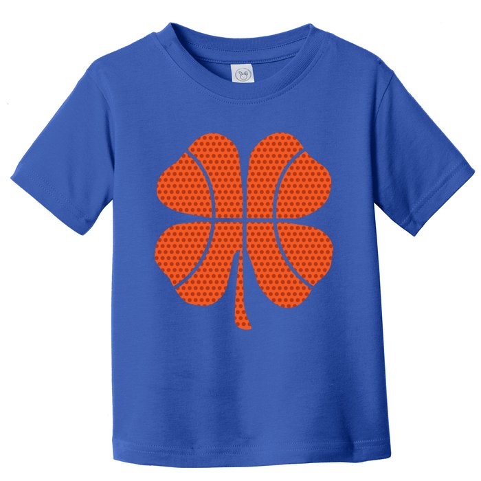 Basketball Shamrock St Patrick's Day Gift Toddler T-Shirt