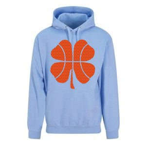 Basketball Shamrock St Patrick's Day Gift Unisex Surf Hoodie