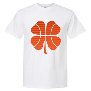 Basketball Shamrock St Patrick's Day Gift Garment-Dyed Heavyweight T-Shirt