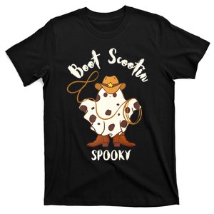 Boot Scootin Spooky ghost T-Shirt