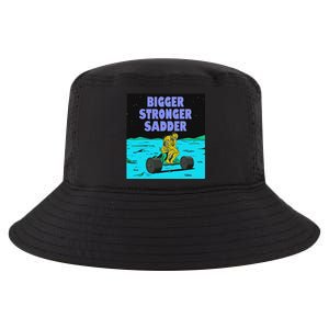 Bigger Stronger Sadder Weightlifting Bodybuilding Fitness Cool Comfort Performance Bucket Hat